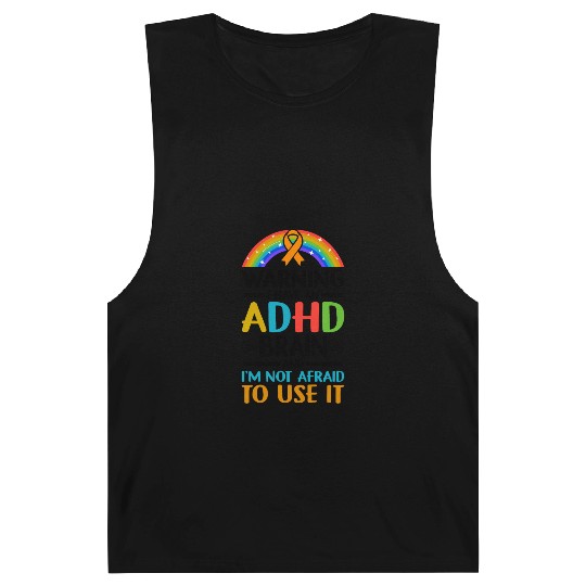Autism Awareness Neurodivergent ADHD Barnard Tanks