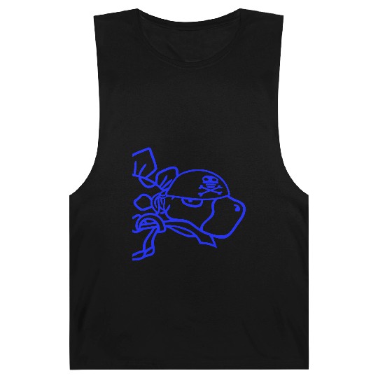 Dinosaur Pirate Stegosaurus Funny Dino Sabre Mouth Barnard Tanks