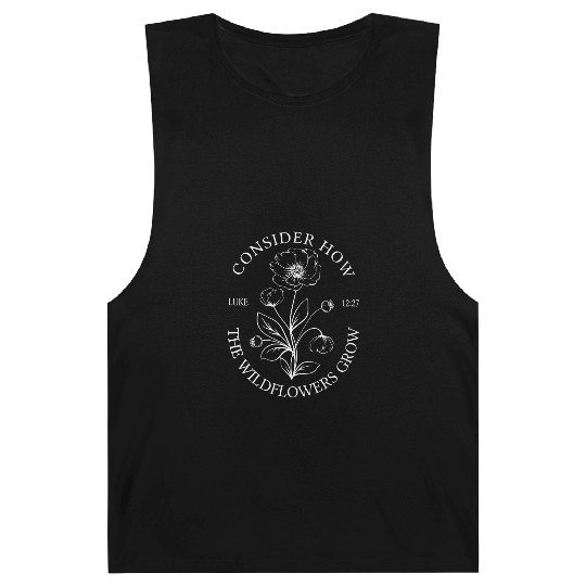 Wild Flowers Bible Verse Barnard Tanks
