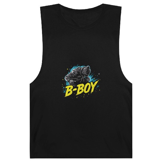 B-Boy Breakdance Breakdancer Urban Hip Hop Barnard Tanks