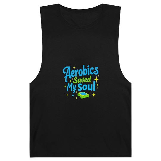 80s Fitness Enthusiast Retro Workout and Neon Barnard Tanks