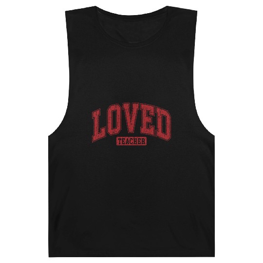Loved Teacher Retro Barnard Tanks