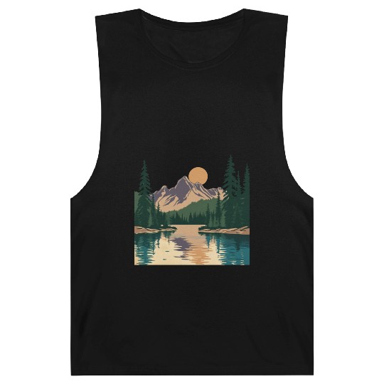 "Mountain Sunrise Serenity: A Scenic Outdoor Barnard Tanks