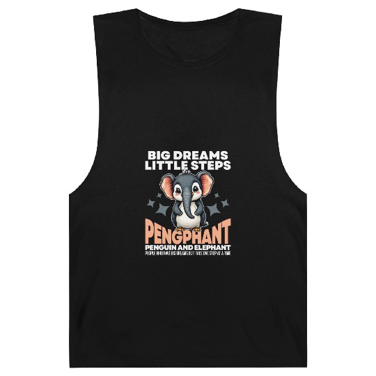 BIG DREAMS LITTLE STEPS - PENGUIN AND ELEPHANT Barnard Tanks