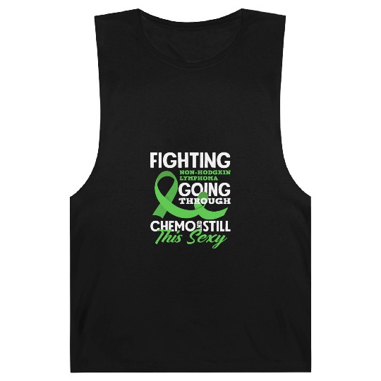 Non-Hodgkin Lymphoma Awareness Chemo Sexy Barnard Tanks