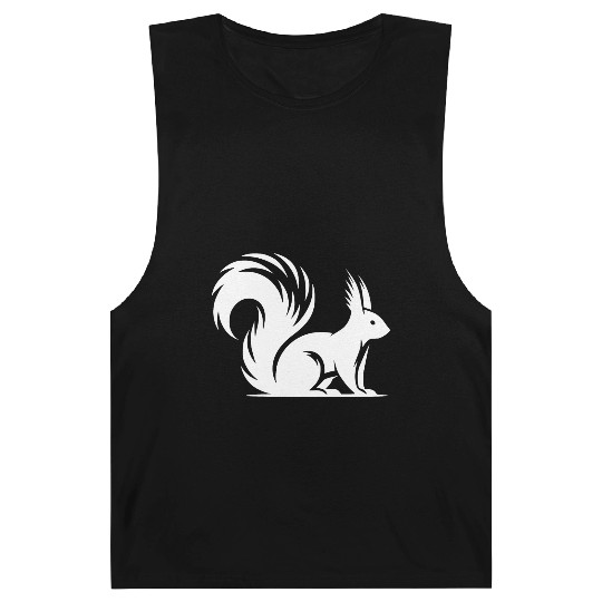 Wild Cute Squirrel Children Drawing Barnard Tanks