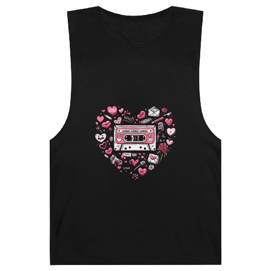 Valentines, Valentines Day, Retro Valentine Barnard Tanks