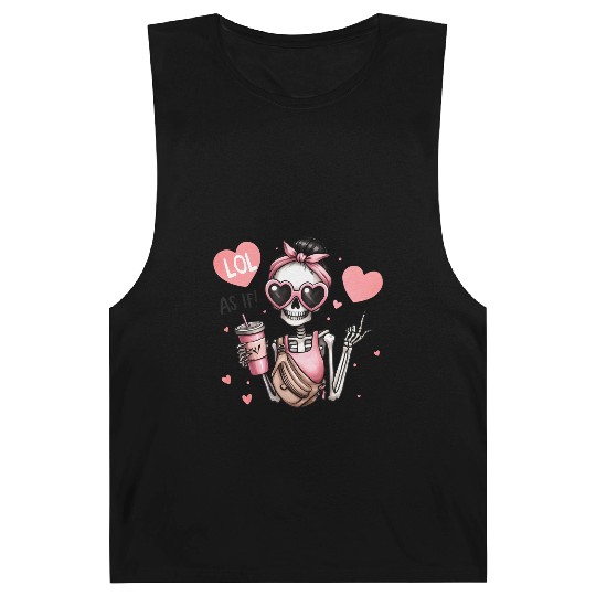 Happy Valentines, Valentine Retro Barnard Tanks