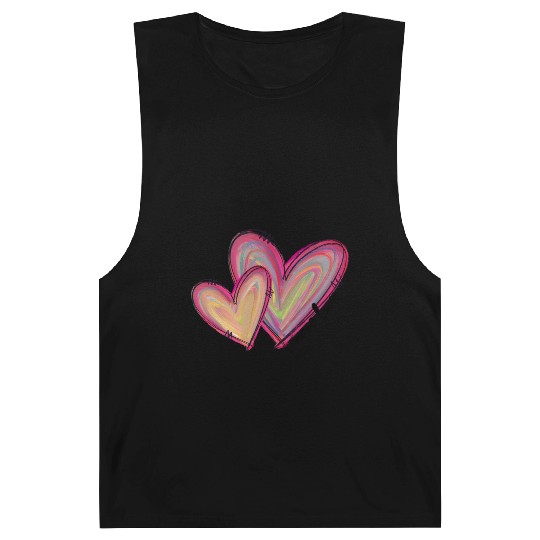 Valentines Retro, Happy Valentine Day Barnard Tanks
