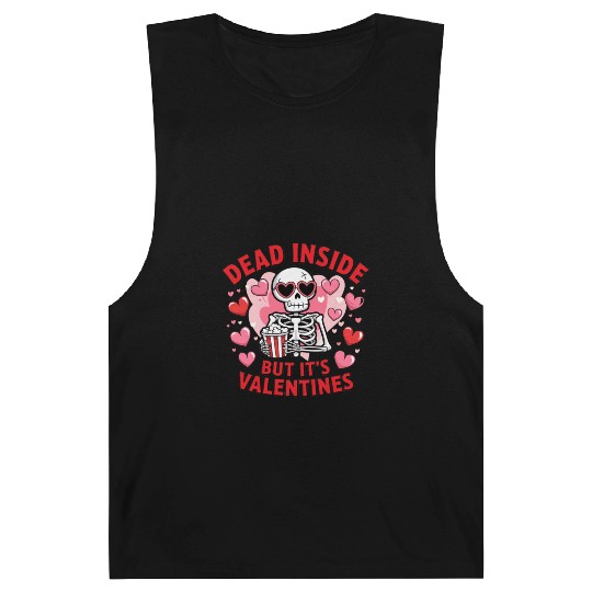 Dead Inside but It s Valentines Barnard Tanks