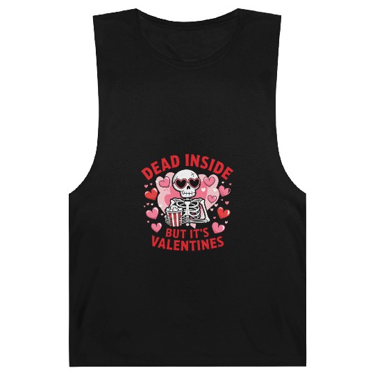Dead Inside but It s Valentines Barnard Tanks