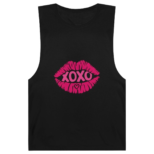 XOXO Valentine Sublimation Barnard Tanks