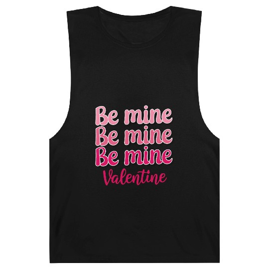 Be Mine Valentine Sublimation Barnard Tanks