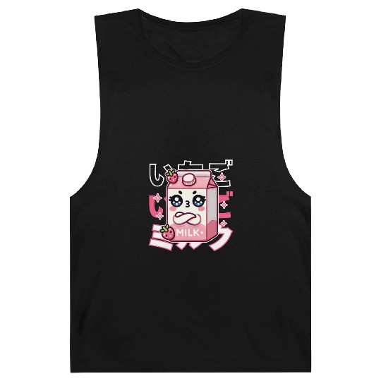 Touchy Strawberry Milk Hug Barnard Tanks