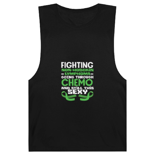 Non-Hodgkin Lymphoma Awareness Chemo Sexy Barnard Tanks