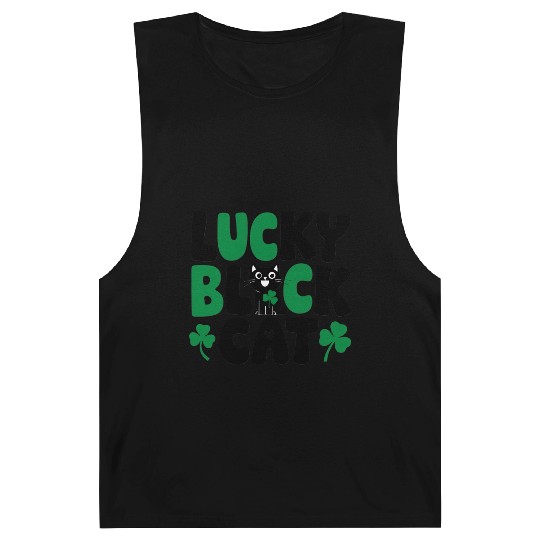 Black Cat Lover Designs Barnard Tanks