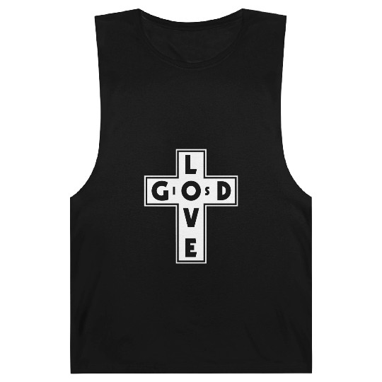 God Is Love Love Jesus Christian Christmas Barnard Tanks