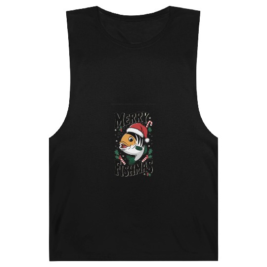 "Merry Fishmas Barnard Tanks - Funny Christmas Fish