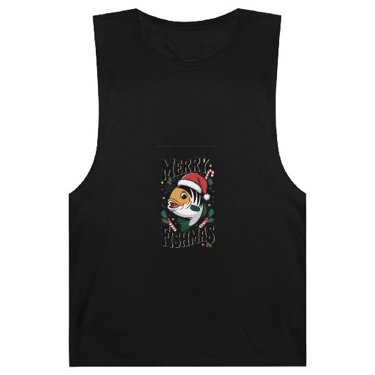 "Merry Fishmas Barnard Tanks - Funny Christmas Fish