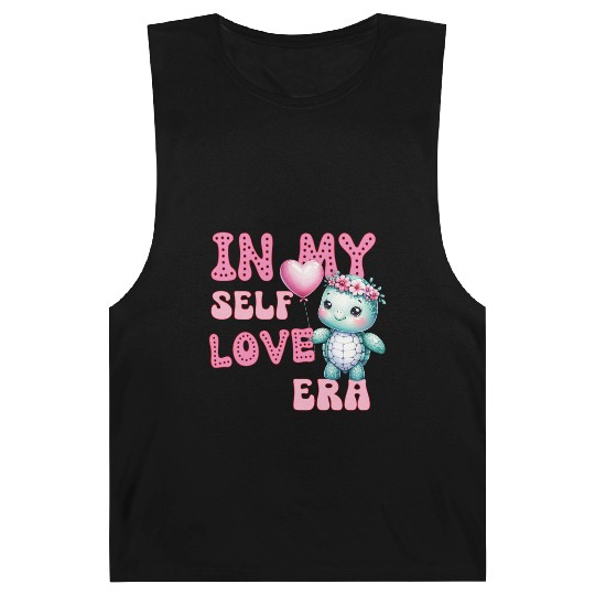Cute Valentine's day Turtle - In my self love Barnard Tanks