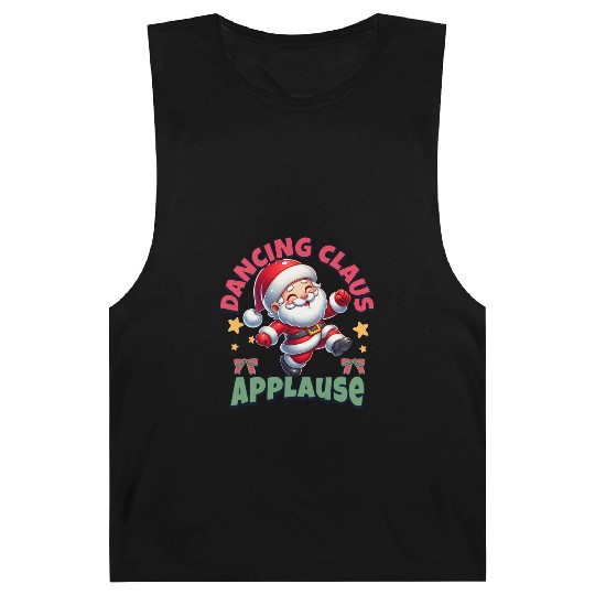Dancing Santa Claus Fun Barnard Tanks