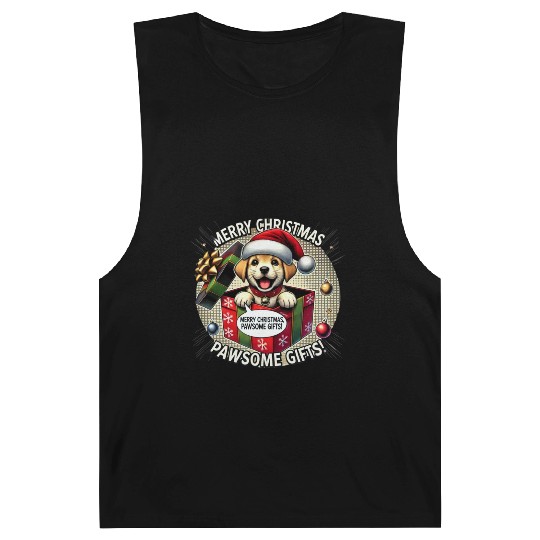 Puppy Christmas Surprise Barnard Tanks
