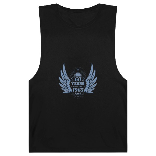 60 Years Unique Angel Wings Crown Barnard Tanks