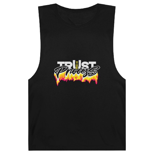 Trust the process typography design Barnard Tanks