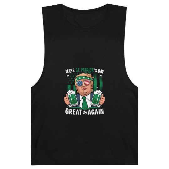 Make St Patrick's Day Great Again Irish Trump Barnard Tanks
