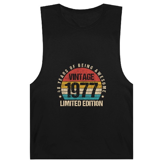 Vintage 1977 Limited Edition 48th Birthday Gift Barnard Tanks