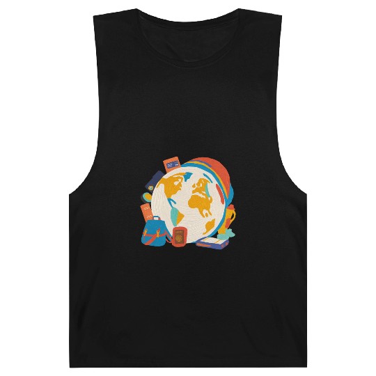 Wanderlust Vibes Barnard Tanks