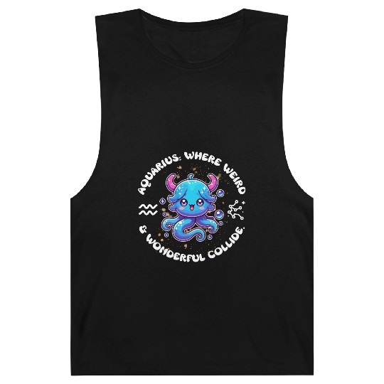 Aquarius: Where Weird and Wonderful Collide Zodiac Barnard Tanks