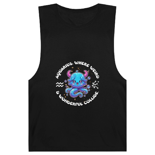 Aquarius: Where Weird and Wonderful Collide Zodiac Barnard Tanks