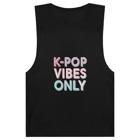 K-Pop Vibes Only-stylish K-pop Design Barnard Tanks