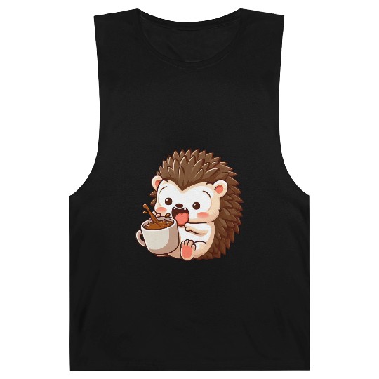 Hedgehog Caffeine Comic funny shocked hedgehog Barnard Tanks