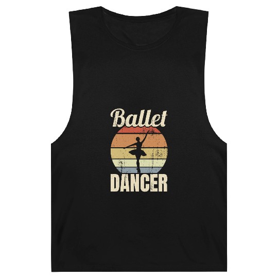 Vintage Ballet Dancer Barnard Tanks