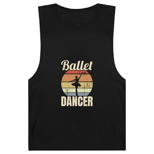 Vintage Ballet Dancer Barnard Tanks