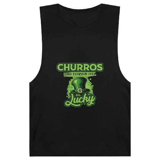 Churros Make Everyday Feel Lucky St Patricks Day Barnard Tanks