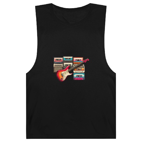 Old guitar and old cassette tape Barnard Tanks