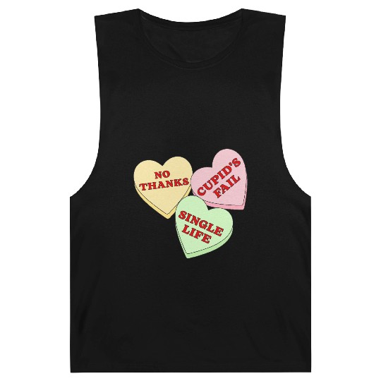 Valentines Candy Hearts Barnard Tanks