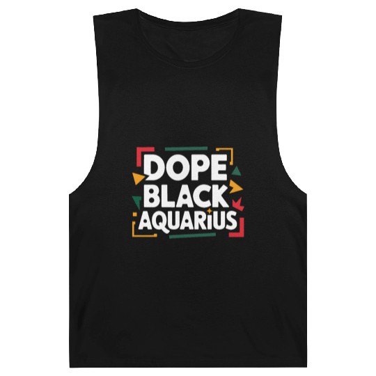 Dope Black Aquarius Barnard Tanks