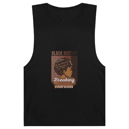 Black History Breaking Every Chain Black Women Barnard Tanks