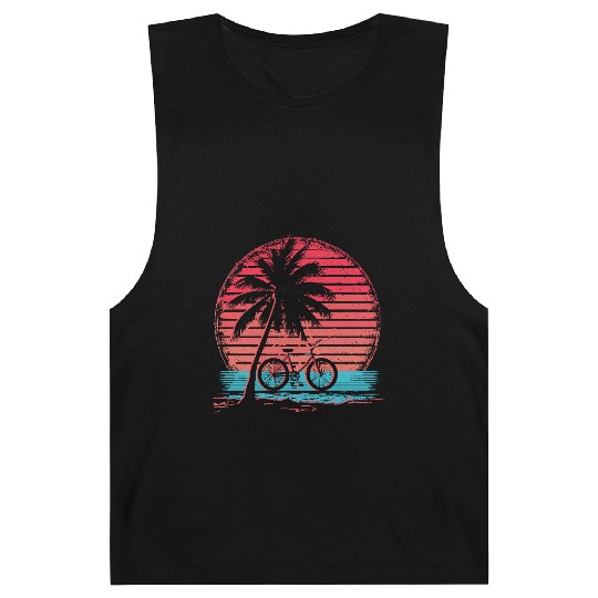 Cycling Synthwave Barnard Tanks