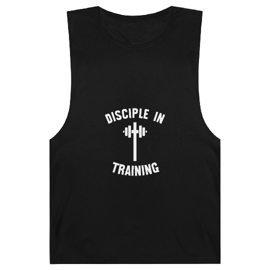 Disciple in training barbell Barnard Tanks