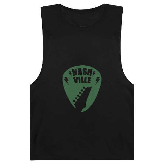 Nashville Music City Guitar Pick Barnard Tanks