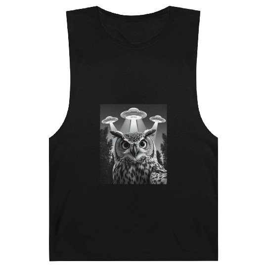 UFO Funny Owl Barnard Tanks