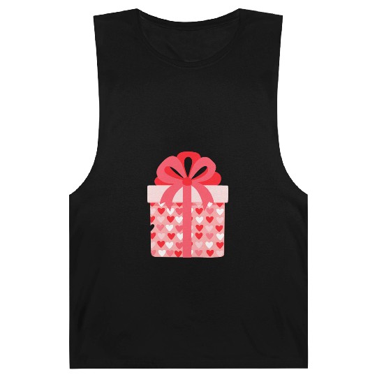 Hearts Gift Box Pattern Design Barnard Tanks