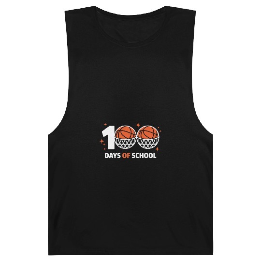 100 Days of School Basketball Celebration Barnard Tanks