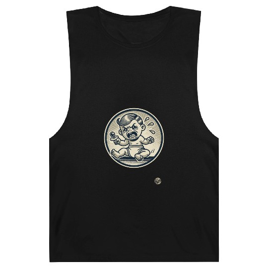 Spoiled Crybaby – Vintage Cartoon Barnard Tanks