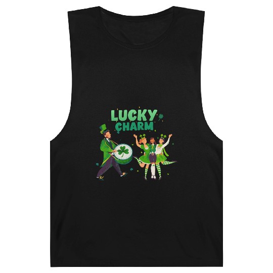 Lucky Charm Unisex Lightweight Crewneck Barnard Tanks